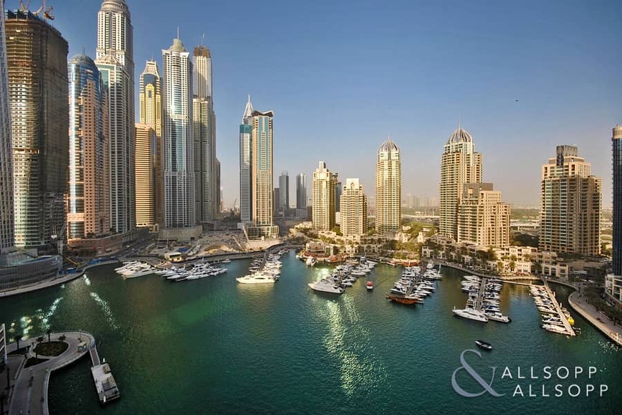 11 Mid Floor | Full Marina Views | 3 Beds