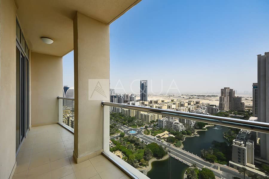 Exclusive | Lake & Golf View | 1 BR +Study