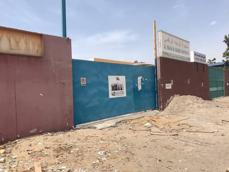 10,000 Sq/Ft land with warehouse in industrial No:13- Sharjah 10,000 Sq/Ft land with warehouse in industrial No:13- Sharjah