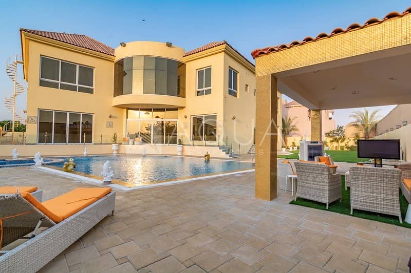 Furnished Villa 6BR | Majlis | Pool Garden