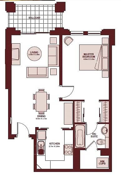 10 One Bedroom | Yansoon | Community View