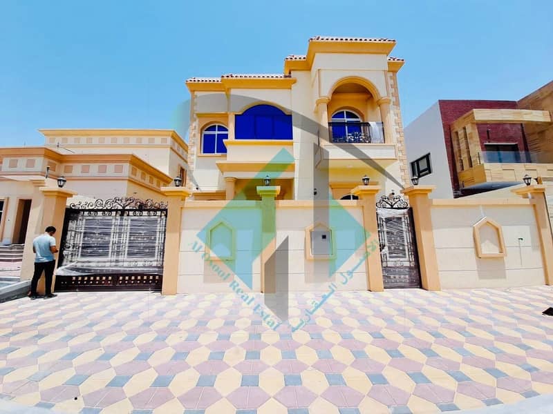 For sale classic villa in Ajman a wonderful finishing without down payment and monthly installments for 25 years with a large banking leniency