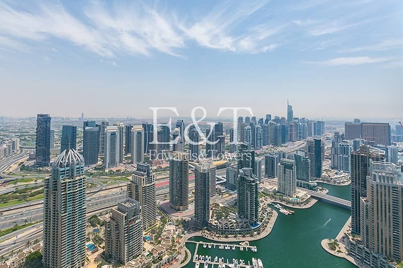 Dream view flat |High Floor | Full Marina| best deal 20% Less OP