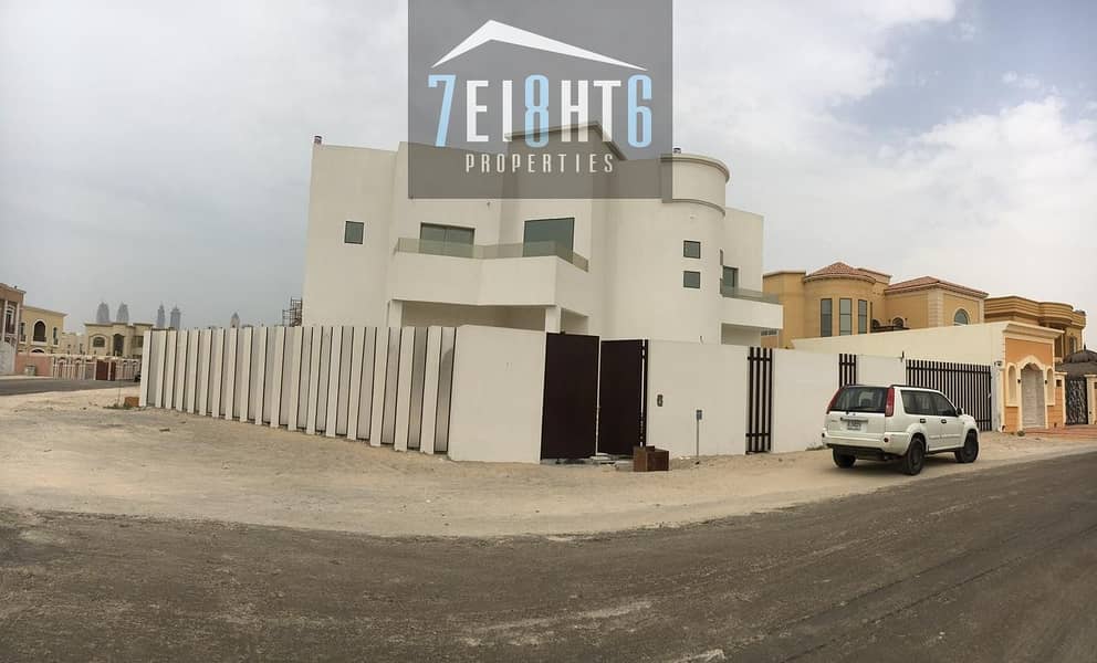 Exceptional Luxury: 5-6 b/r high quality indep brand new villa + 3 living rooms + maids room + drivers room + garden