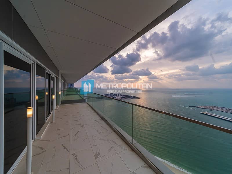 Almost top floor|Stunning Full sea View|Brand New
