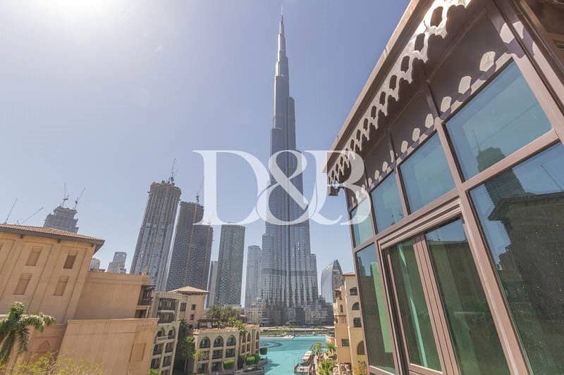 Burj And Fountain View | Furnished Or Unfurnished