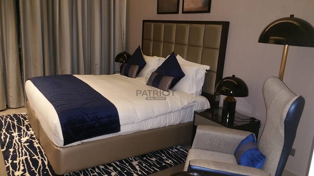 Luxury Furnished Studio with Parking Slot  2 Chqs