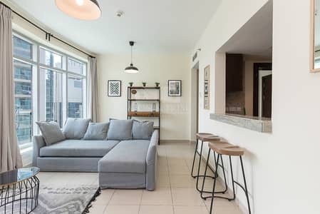 1 Bedroom Apartment for Rent in Dubai Marina, Dubai - High floor | Marina Views | Furnished Large 1 Bed 1 Bedroom Apartment for Rent in Dubai Marina, Dubai - High floor | Marina Views | Furnished Large 1 Bed