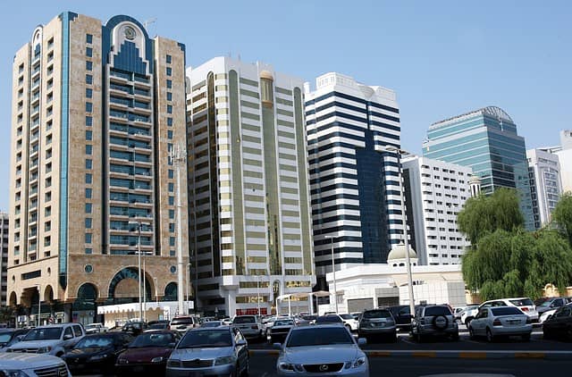 For sale commercial building with excellent income 5 floors inside Abu Dhabi