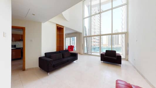 فلیٹ 3 غرف نوم للايجار في دبي مارينا، دبي - Massive duplex | Partial Marina view | Near metro فلیٹ 3 غرف نوم للايجار في دبي مارينا، دبي - Massive duplex | Partial Marina view | Near metro