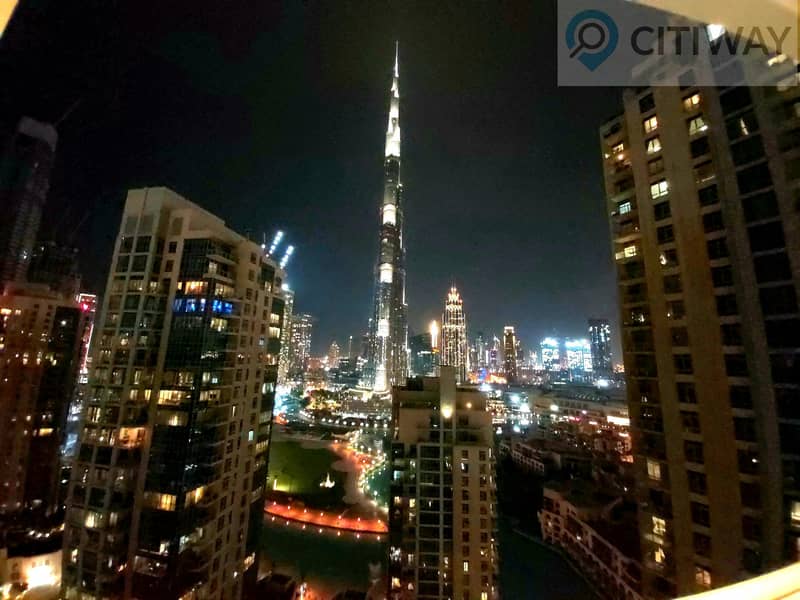 Burj Khalifa view/ 2 bedroom Residence 8 DT