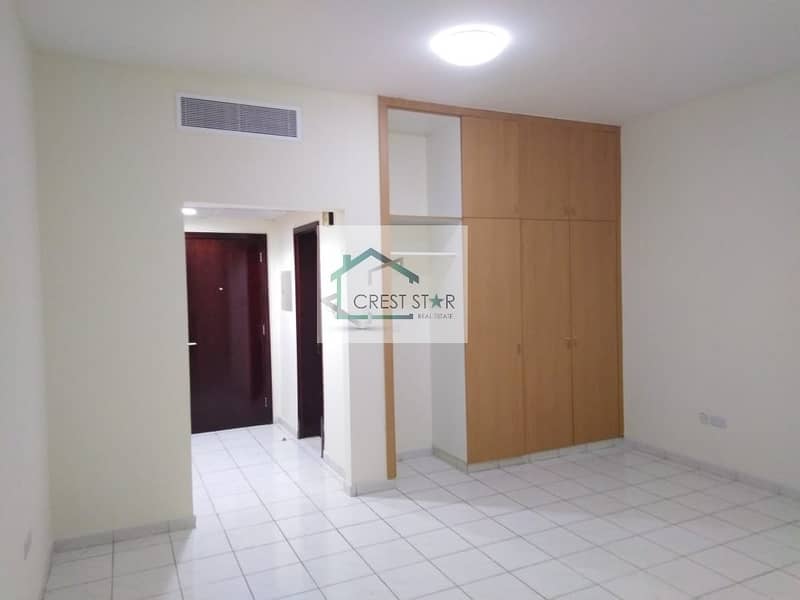 Studio apartment available for rent in International city