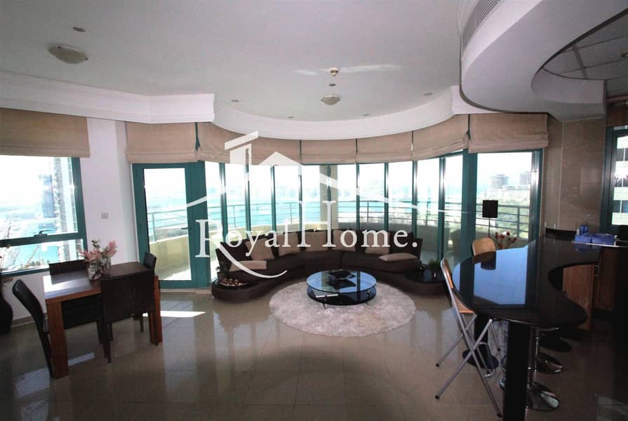 Spacious 2BR+study | Fully furnished | Sea view