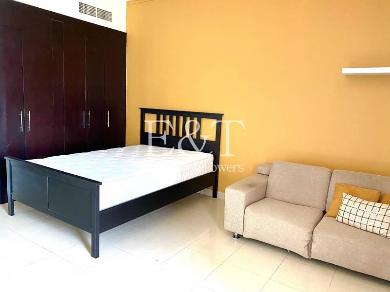 Superb Vacant Studio | Furnished | Canal View