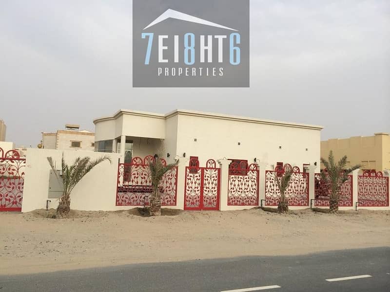Beautifully maintained: 4 /r ground floor independent villa + maids room + large landscaped garden for rent in Khawaneej Beautifully maintained: 4 /r ground floor independent villa + maids room + large landscaped garden for rent in Khawaneej