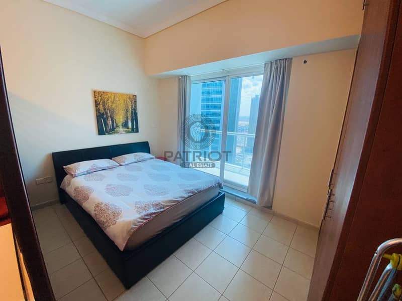 4 Breath taking view fully furnished Studio front of JLT Metro.