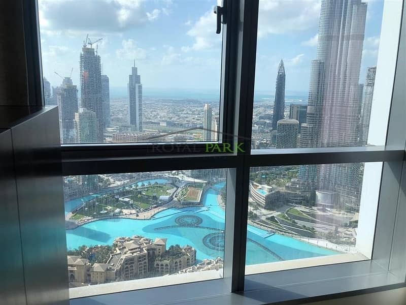 Burj Khalifa view Address Lake hotel Downtown