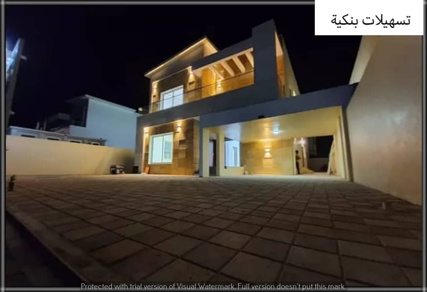 Buy a villa in Ajman. . . It is the perfect time to do so. European design villa, great location, modern decorations, close to Sheikh Mohammed Bin Zayed Street, Sheikh Ammar Street, and all educational services