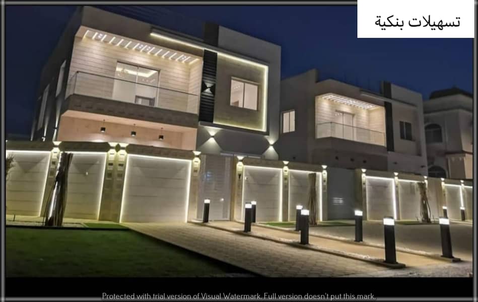 Replace the rent with owning a new villa with very good finishing in Al-Rawda area behind the Al-Hamidiya Center with a very nice residential location with the possibility of bank financing