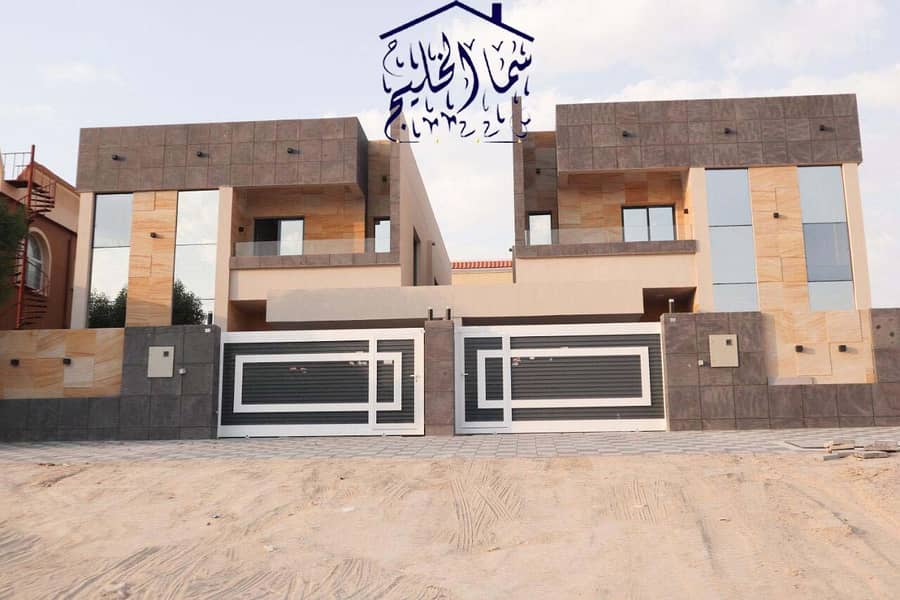 Villa for sale without down payment, personal building, super deluxe close to Sheikh Ammar Street