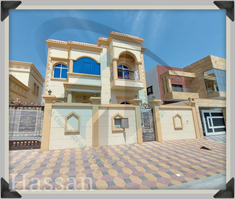 Wonderful and unique design villa suitable area and close to the mosque and all services in the finest areas of Ajman (Al Helio 2) for freehold for all