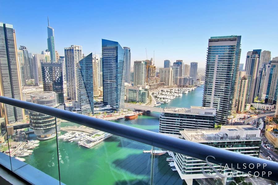 1 Bed With Full Marina View | Unfurnished
