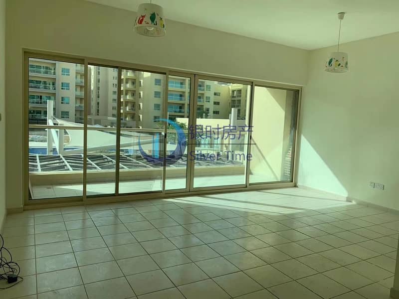Swimming pool view /2 bedroom apartment.