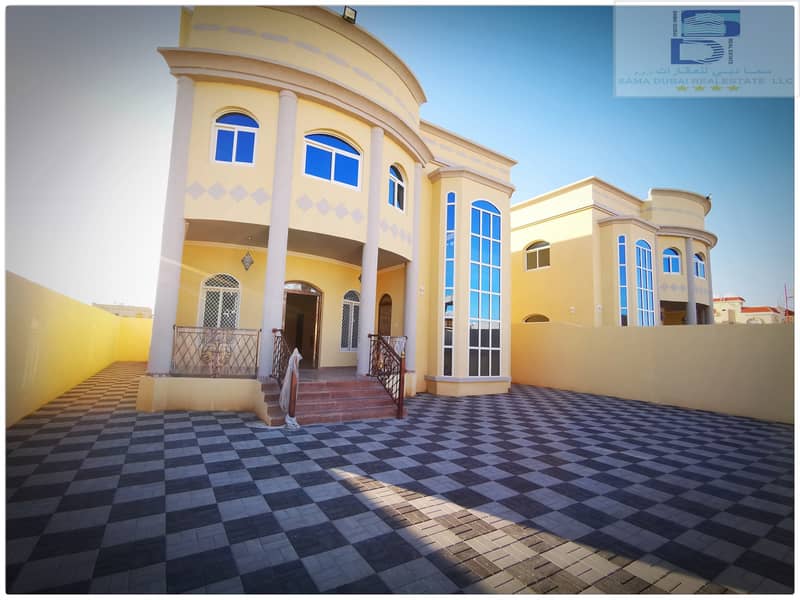 For sale, Ajman, Al Mowaihat area (1) New villa, personal finishing, great location, residential, commercial