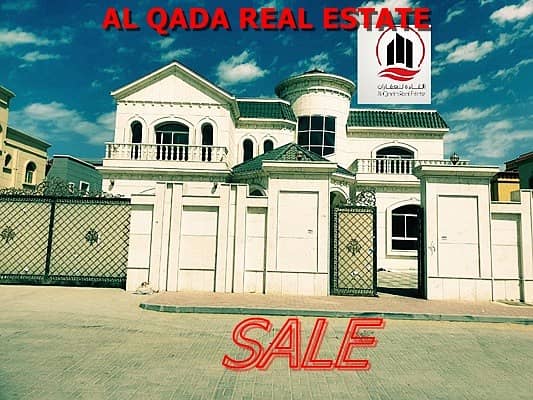 Excellent  modern villa for sale in al rawada 10000 sq ft corner