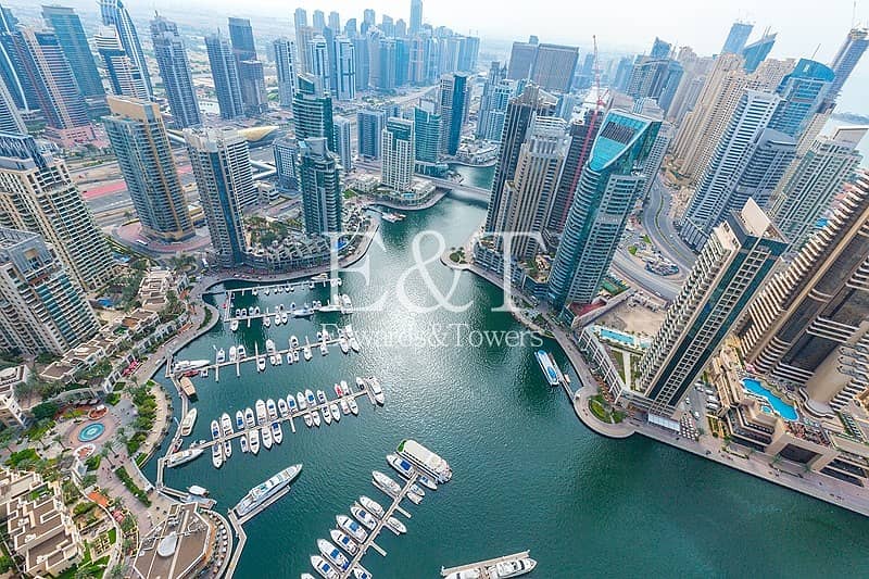 Luxury Furnished | Panoramic Marina and Sea View