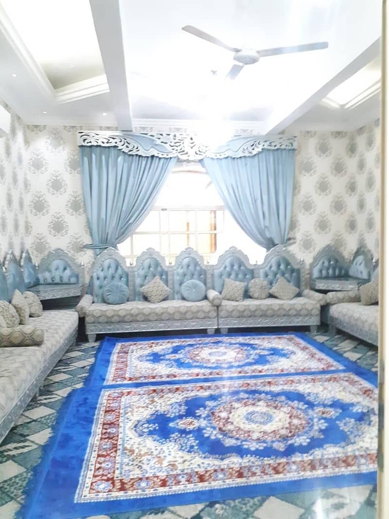 Owns a villa in Al Rawda Ajman  All nationalities The villa is two floors Master board with sinks and decors big hall