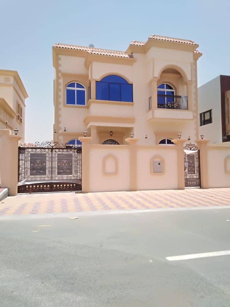 Villa for sale in Jasmine behind a new garden, the first inhabitant near Sheikh Mohammed bin Zayed Street