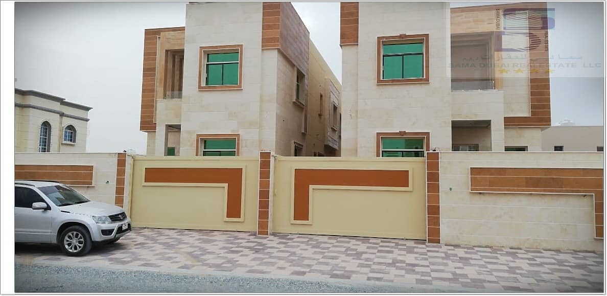 For sale, Ajman, Al Mowaihat area (1) New villa, personal finishing,