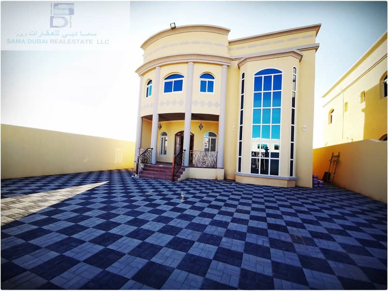 For sale, Ajman, Al Mowaihat area (1) New villa, personal finishing, great location, residential, commercial