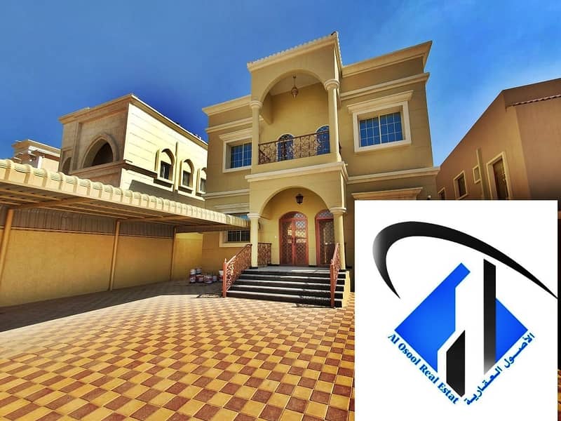 chance ! new villa 5 bedrooms Super Deluxe Finish 3rd plo from shk. Ammar st.  In Al mowihat area.