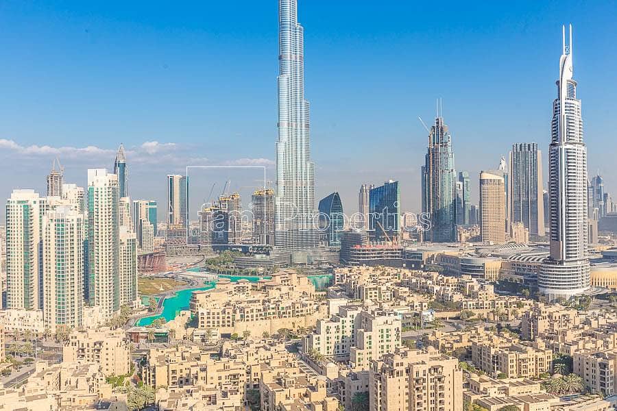 Large 3BR-Great Burj and Fountain Views!