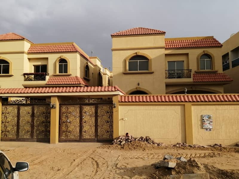 Wonderful design villa large area and close to all services in the finest areas of Ajman for rent for all nationalities