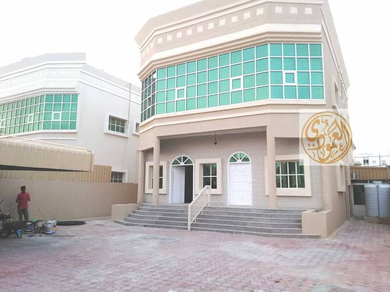 Wonderful design villa, large area, close to all services, the finest areas of Ajman, for rent for all nationalities