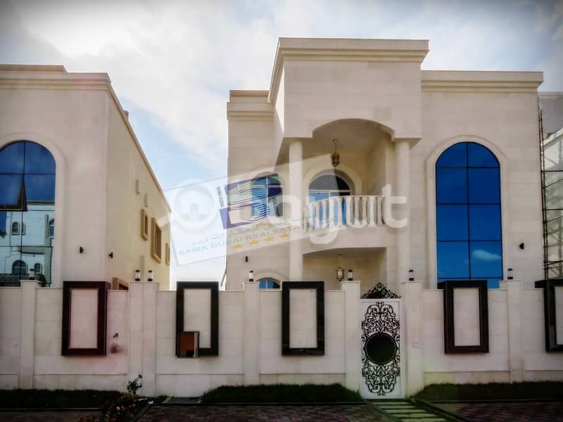 For sale villa finishing magnificence on asphalt street without down payment and monthly installments for 25 years with a large banking leniency