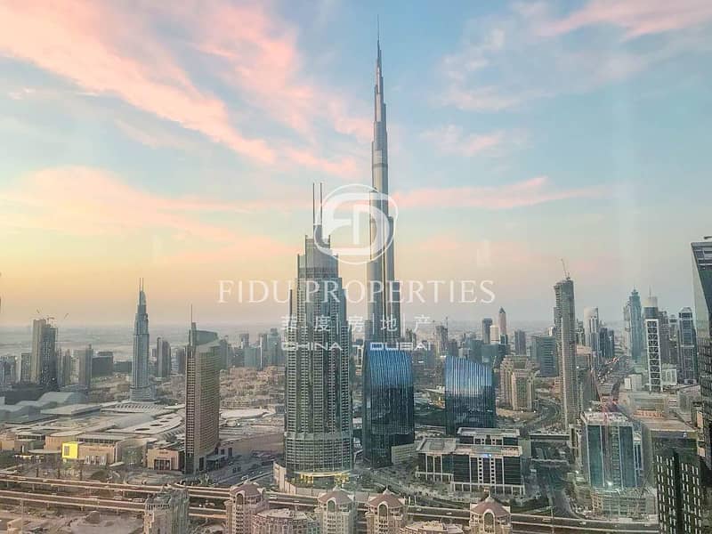 Burj Khalifa View | Fully Furnished | Chiller Free