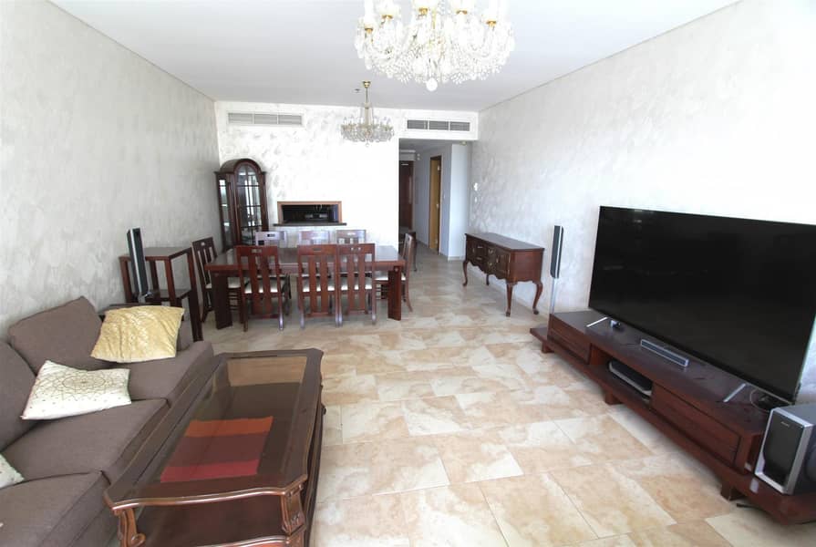 Fully furnished 3BR+M | Sea view