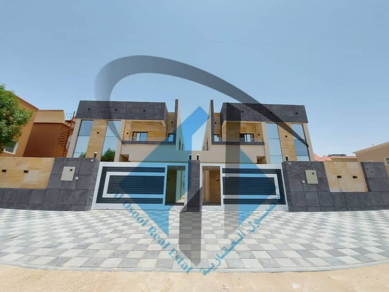 For sale modern luxury villa finishing freehold with the possibility of bank financing Close to Mohamed Bin Zayed Street, all schools, services, markets