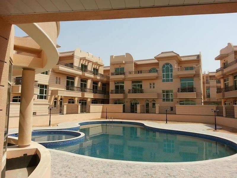 EXCELLENT 4 BEDROOMS VILLA WITH WATER AND ELECTRICITY FREE JUST 140K WITH POOL AND FITNESS CLUB AT MBZ
