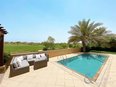 فیلا 5 غرف نوم للايجار في عقارات جميرا للجولف، دبي - Oakmont | Square Pool | Earth+Fire Golf View فیلا 5 غرف نوم للايجار في عقارات جميرا للجولف، دبي - Oakmont | Square Pool | Earth+Fire Golf View