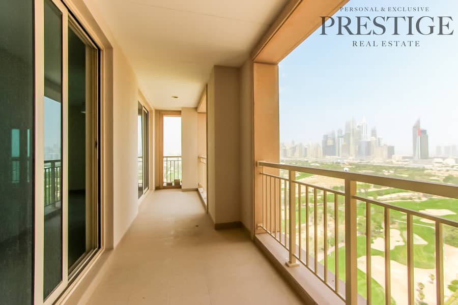 Panoramic Golf View | New to market | 3 Beds | 2 Parkings