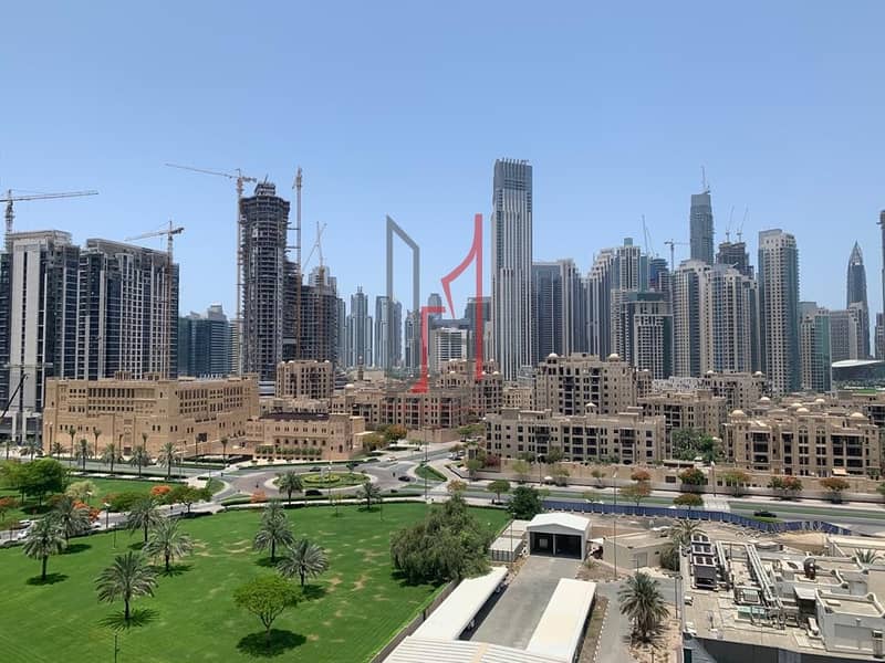 Bright unit  Vacant  with Burjkalifa view