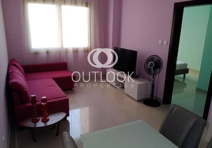Furnished 1BR | Spacious with Balcony | Pool View