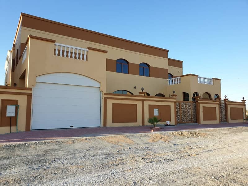 FINANCED (BANK - ZAYED HOUSING PROG. )-luxury  villa first inhabitant - a very attractive price -close to services-FREEHOLD