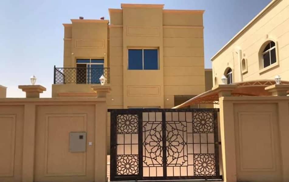 Freehold snapshot villa for sale in Ajman only 20 minutes to Dubai modern design close to services and Sheikh Mohammed bin Zayed Street