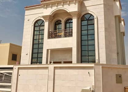 For sale, one of the most luxurious and finest villas in Ajman market, with finishes with an Arab architecture design, with the best modern finishes and decor, and a very excellent price with the possibility of bank financing